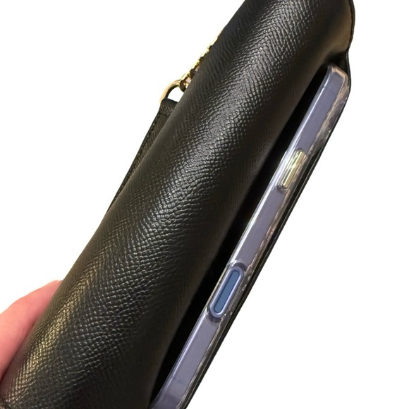 Authentic Michael Kors Jet Set Charm Envelope Black Crossbody Bag - Picture 10 of 10